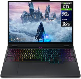 Lenovo Legion 5 15IAX10 Gaming Core™ Ultra 7 255HX 1TB SSD 16GB 15.1" WQXGA (2560x1600) OLED 165Hz WIN11 NVIDIA® RTX 5060 8192MB Eclipse Black RGB Backlit Keyboard - 83F00009US