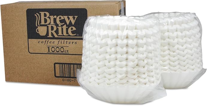 Brew-Rite Coffee Filters- Home - 8 to 10 Cup - 1,000 Count