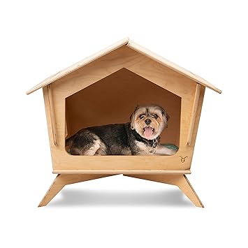 Ants N Toys Birch Plywood with Smooth Laminate Dog Pet Canopy House, Wood - (L?xW?xH?)