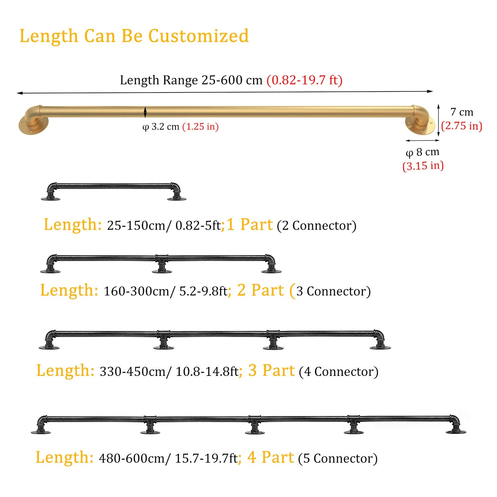 1 25 Handrail Dimensions Handrail Tie – Option 1 – KnoStairs.