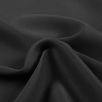 Vista 5 de TWOPAGES Cortinas plisadas opacas para sala de estar, cortinas opacas con aislamiento térmico para oscurecer la habitación, paneles de cortinas