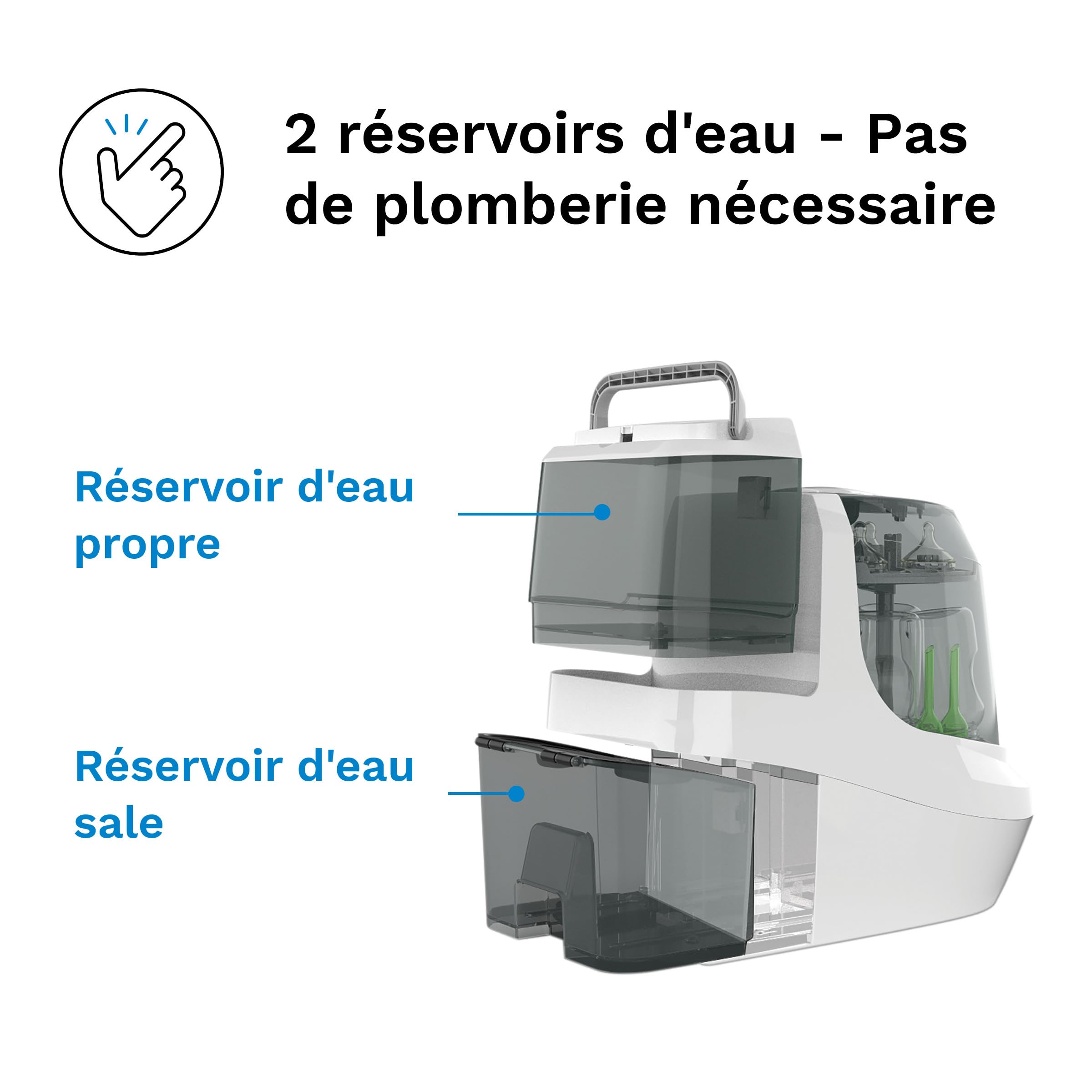 Baby Brezza - Bottle Washer Pro White Myjka do butelek - automatycznie myje, sterylizuje i suszy butelki i akcesoria do laktatora