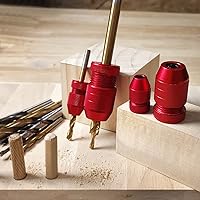 Vista 8 de RUITOOL Juego de tope de profundidad para brocas de taladro, tope de taladro ajustable Rango de tamaño de taladro aplicable 5/64"-3/16