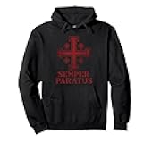 Catholic Knight Templar Crusader Cross Pullover Hoodie