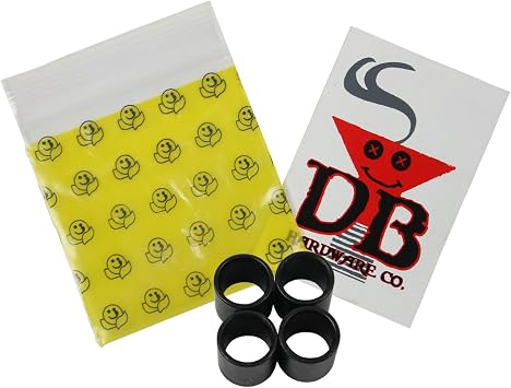Amphetamine ABEC 5 Skateboard and Longboard Hardware Refresh Kit Precision Bearings, Risers, Mounting Hardware, Spacers