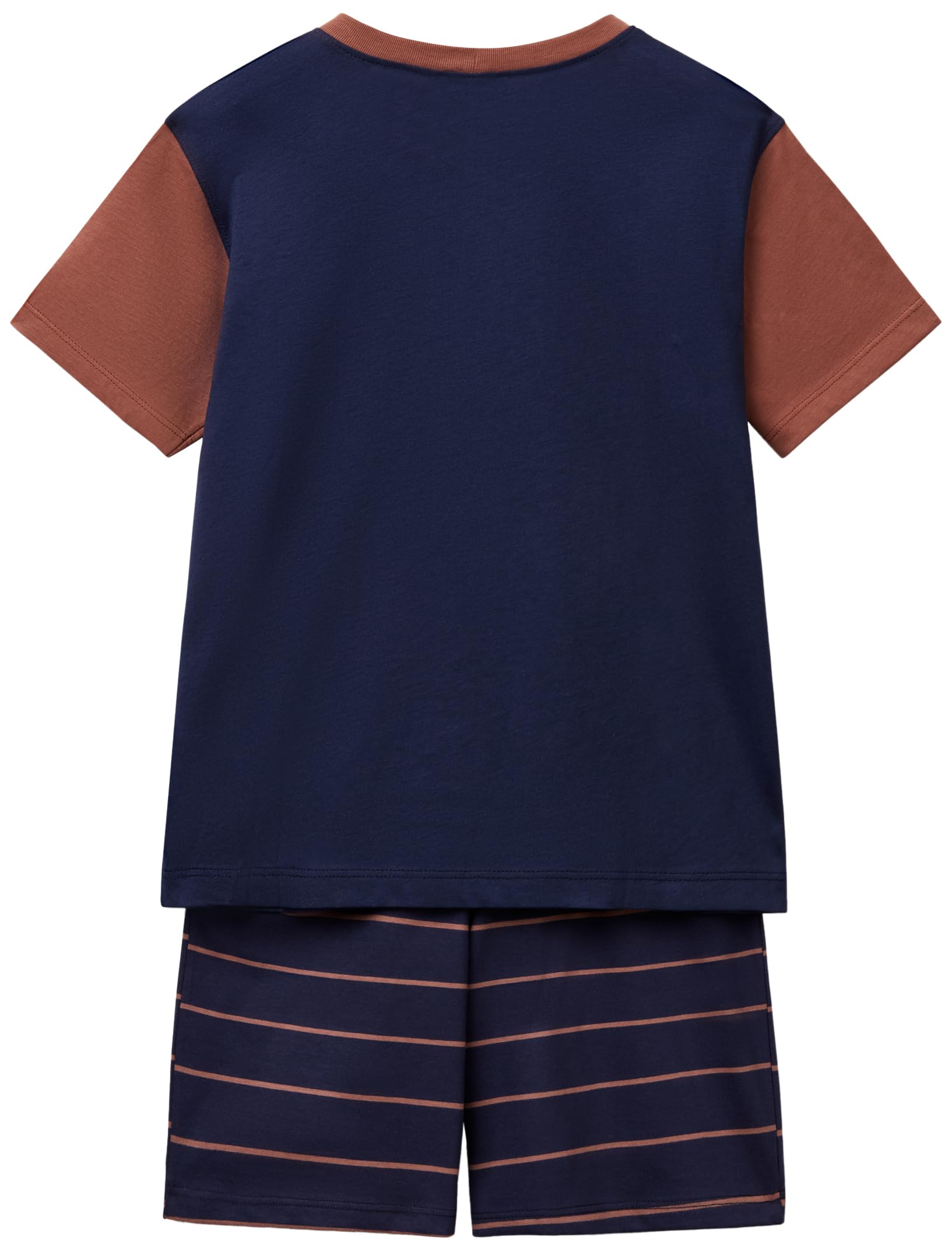 United Colors of Benetton Pidżama — zestaw Chłopcy Pig(t-shirt+short) 30960p08r