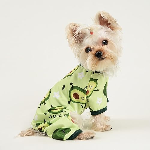 Miniatura 2 de Pijamas para perros pequeños, hembra, cachorro, pijamas de verano para mascotas, para Chihuahua, Yorkie, taza de té, lindo material suave elástico,