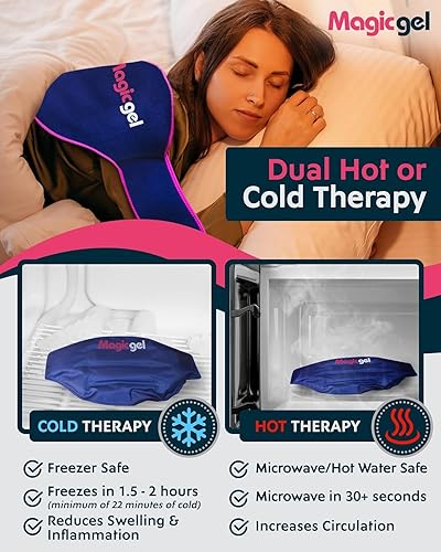 Miniatura 5 de Magic Gel Bolsa de hielo para aliviar el dolor de espalda 1 paquete reutilizable para terapia de calor o frío Alivio para el lumbar, nervio