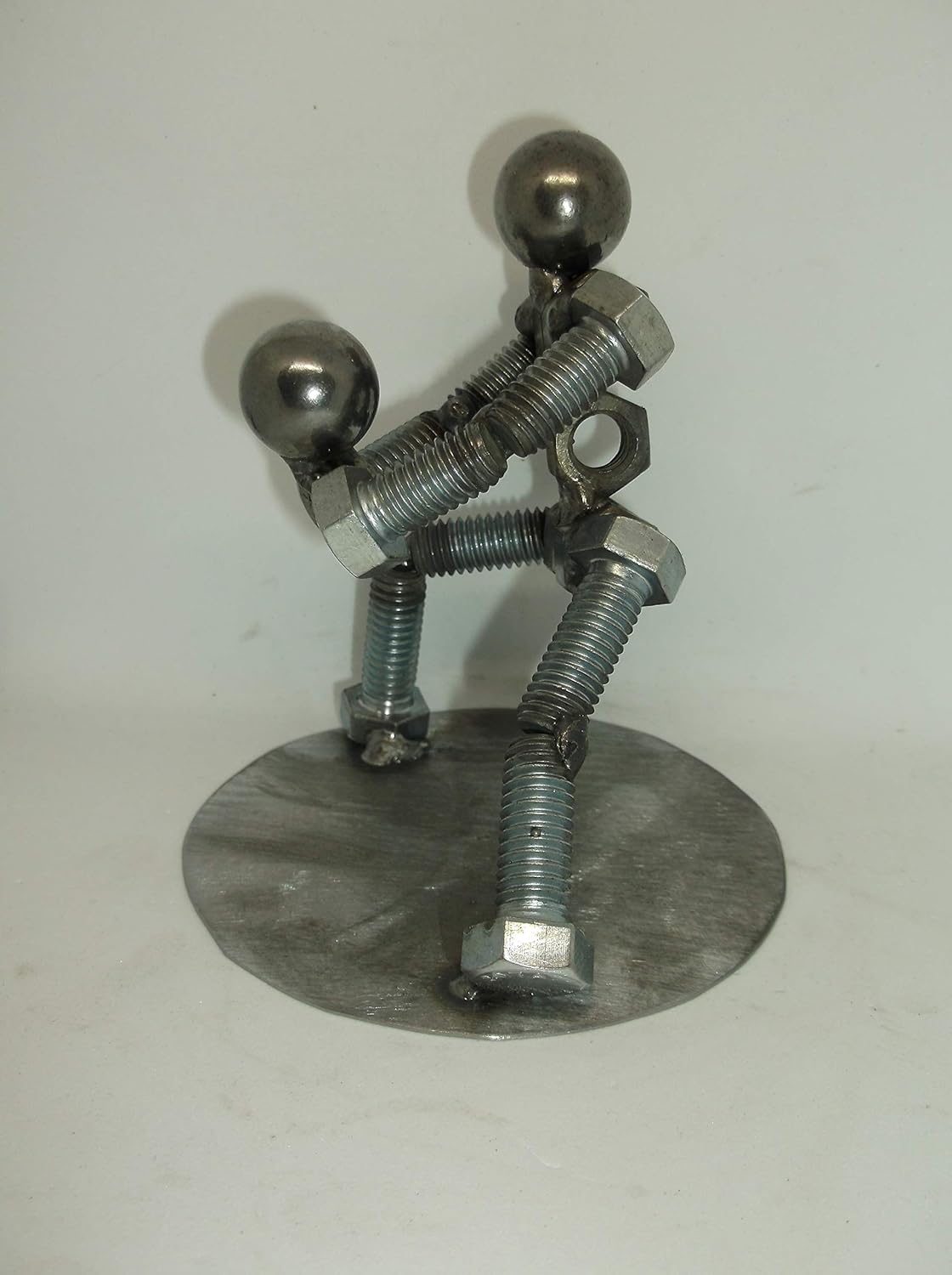 Volleyball Player Metal Bolt Figurine