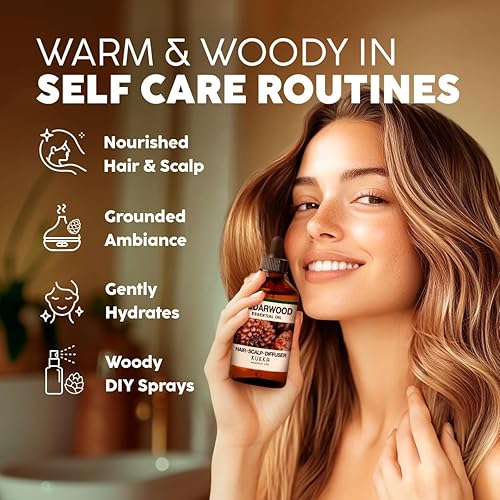 Miniatura 3 de Kukka - Aceite esencial de madera de cedro para cabello, piel y difusor, 100% natural, aceite de madera de cedro para el cabello, aromaterapia y