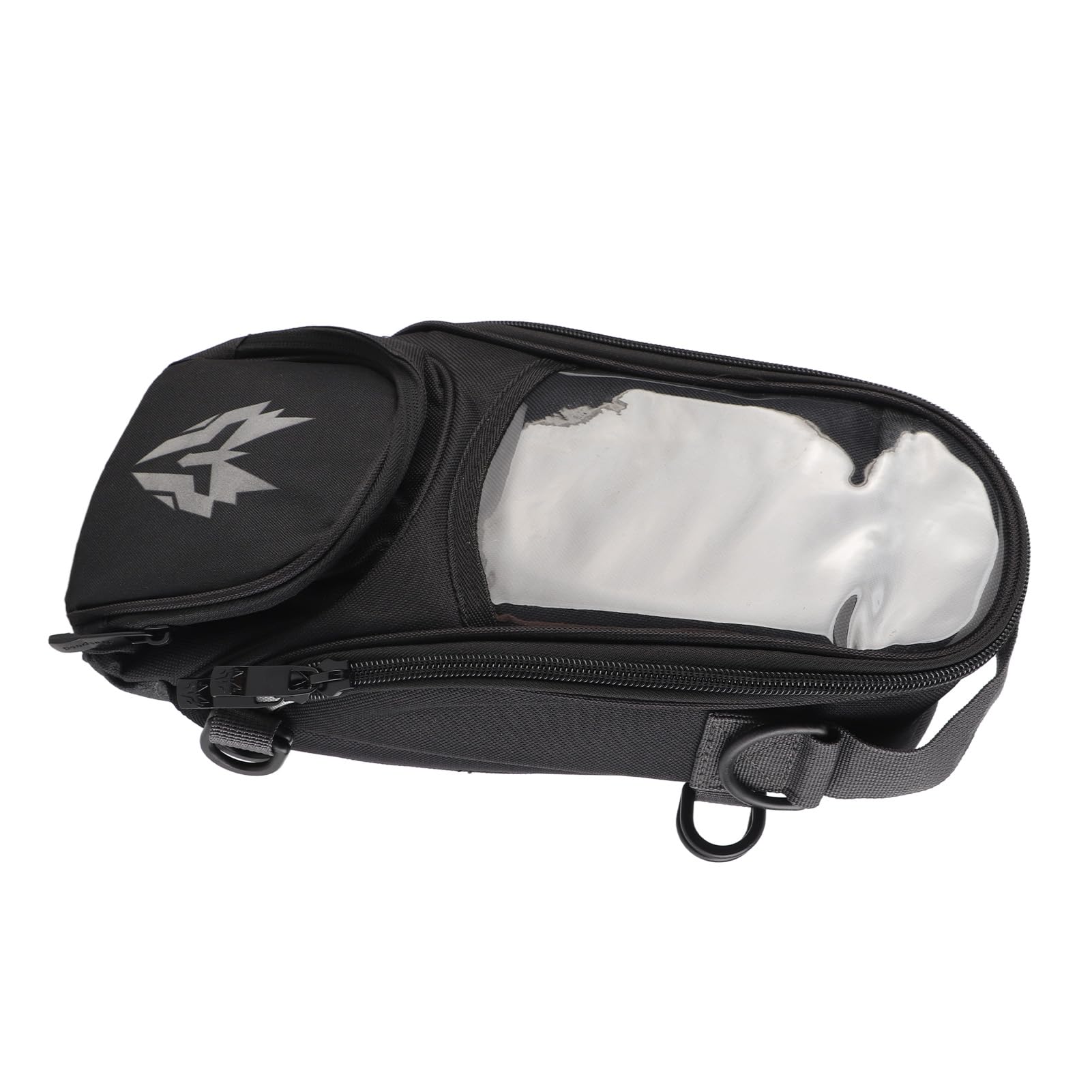Naroote Motorrad-Tankrucksack, Navigationspaket, verschleißfest, große Kapazität, multifunktional (GREY)