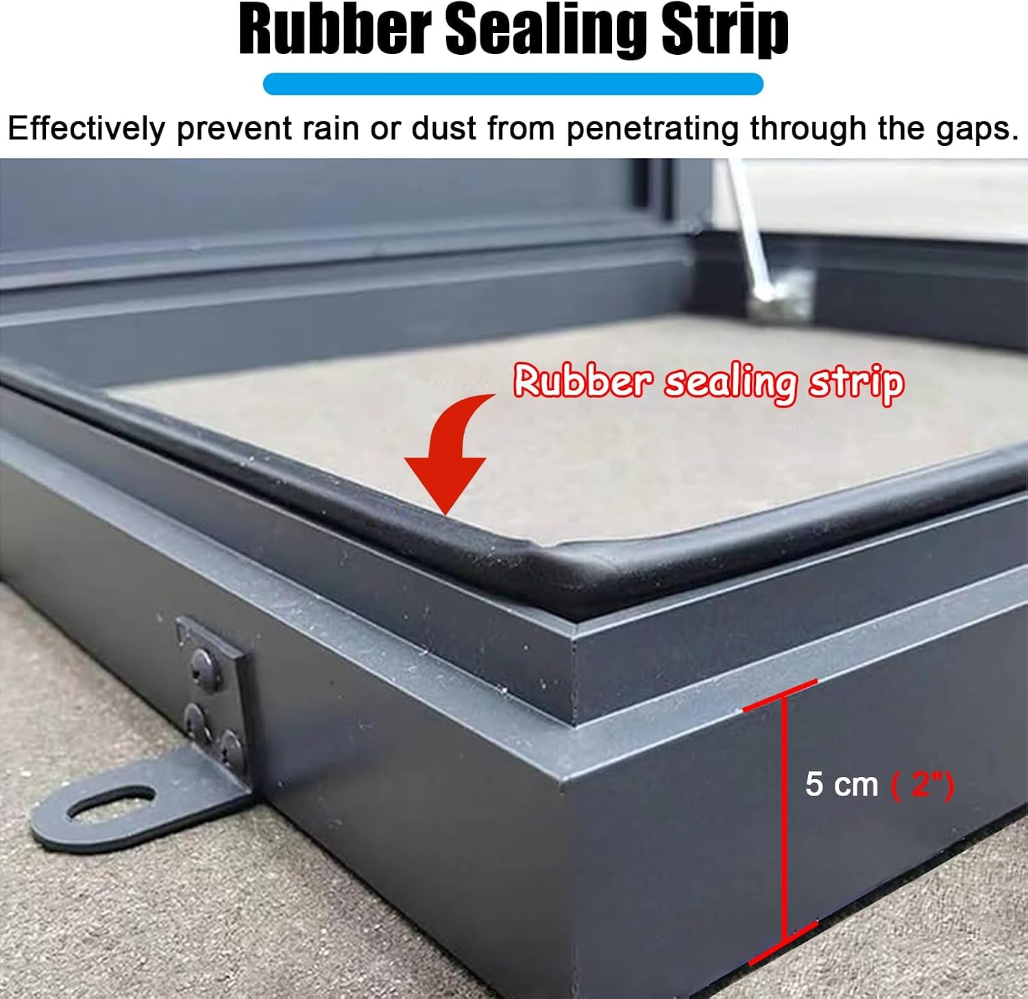 Galvanized Metal Roof Vent Escape Hatch Cover, Square Roof Skylight Rain Cover Security Door, Roof Hatch Deck Mount Roof (85 x 85 cm (33 1/2)