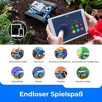 Makeblock mBot Ranger Robot 3 in 1 Programmable Robot Building Kit Coded Toy 3 Shapes with Me Auriga Bluetooth Version Programmable Robot Toy Gift for Kids.