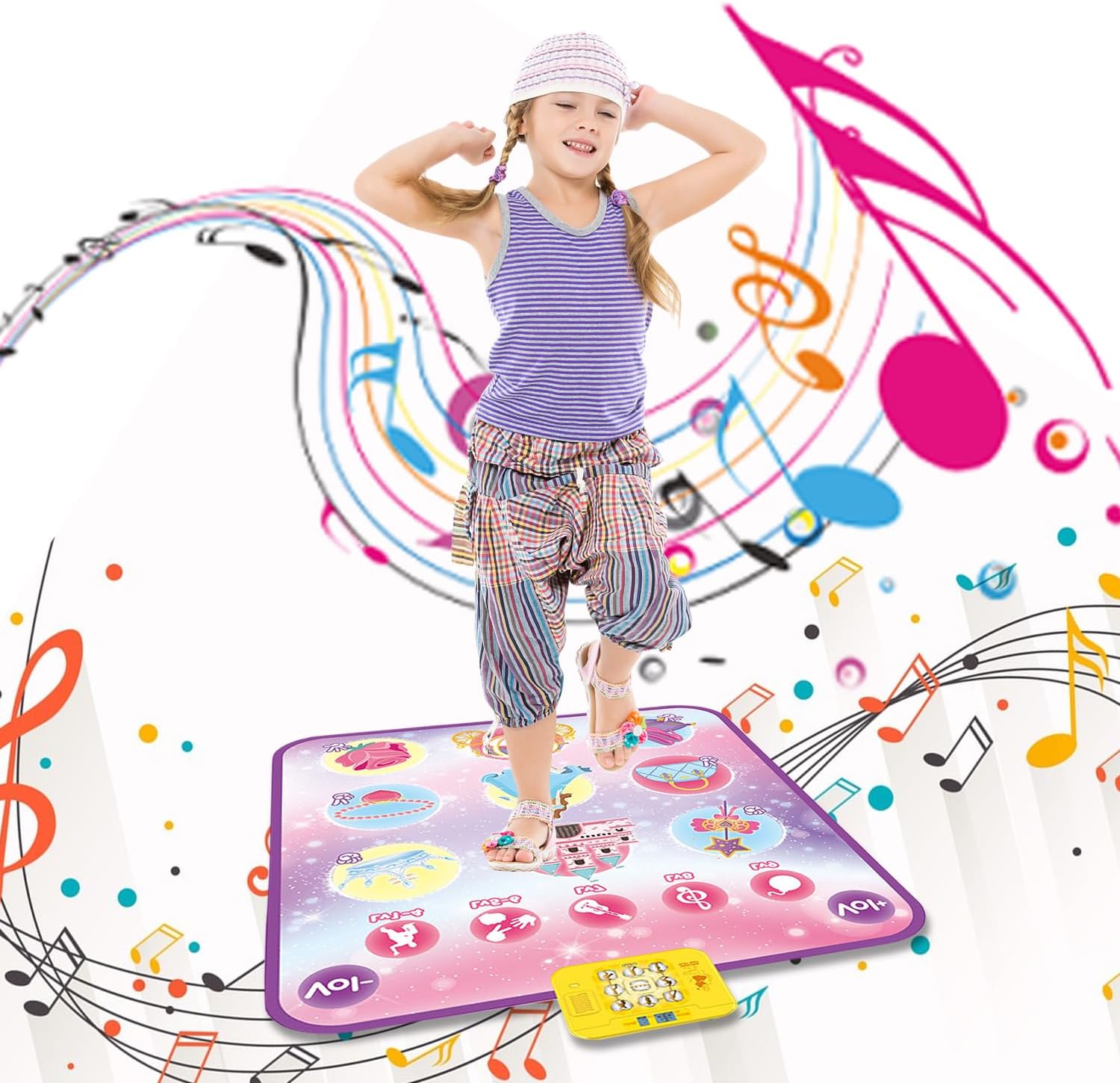 Dance Mat Toys for Girls Ages 312 Electronic Dance Pad with 7 Game
