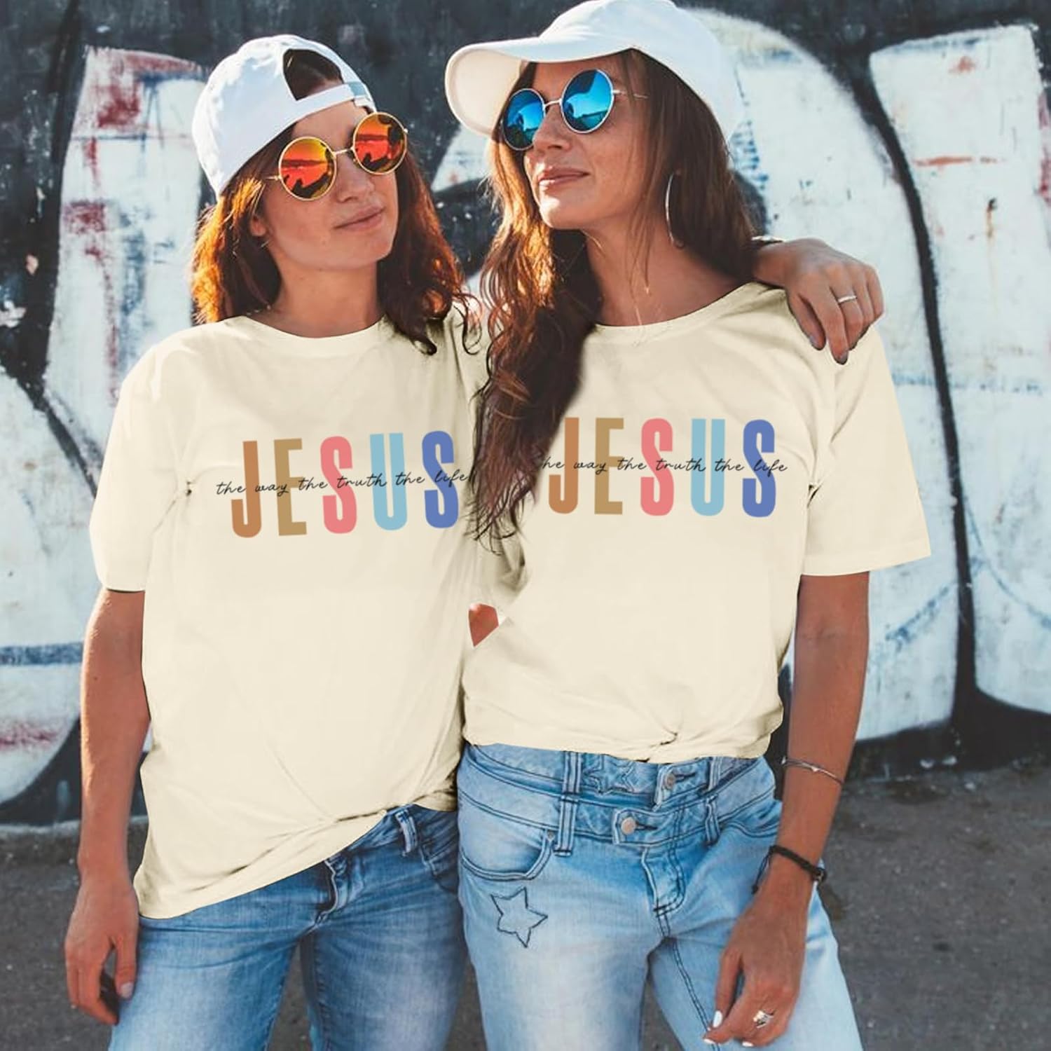 KEEVICI Jesus Christian T Shirts for Women Religious Sayings Faith Shirt Inspirational Tshirts Bible Verse Graphic Cotton Tee - Image 2