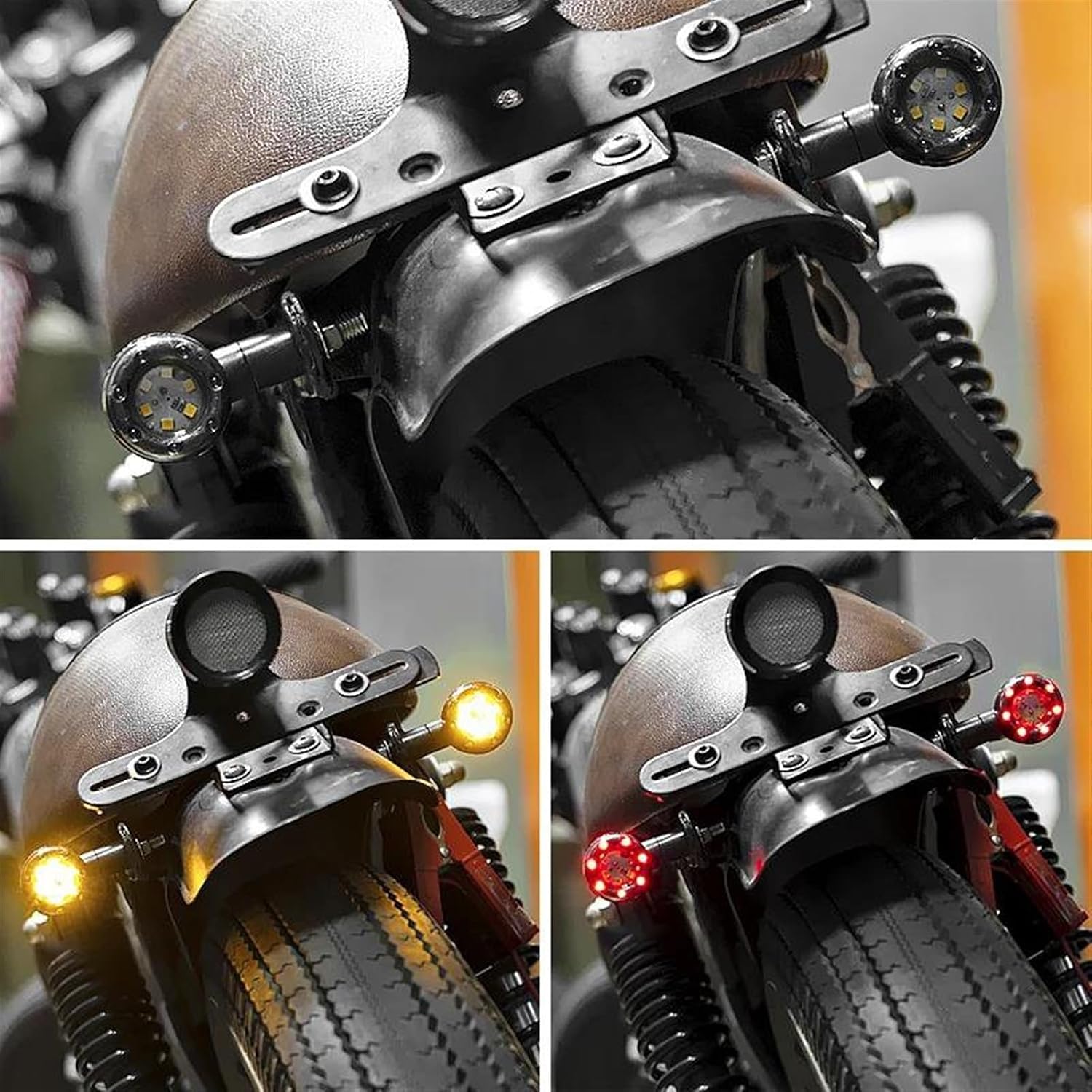 Motorcycle LED Turn Signals Brake Tail Light For Honda Shadow