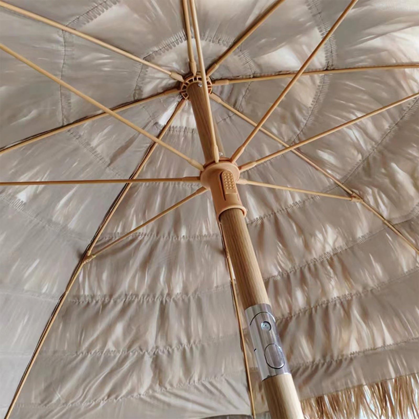 Parasol przeciwsłoneczny na zewnątrz - bambusowa strzecha z trawy morskiej 78,7 cala (2 m) targ patio podwórko basen taras