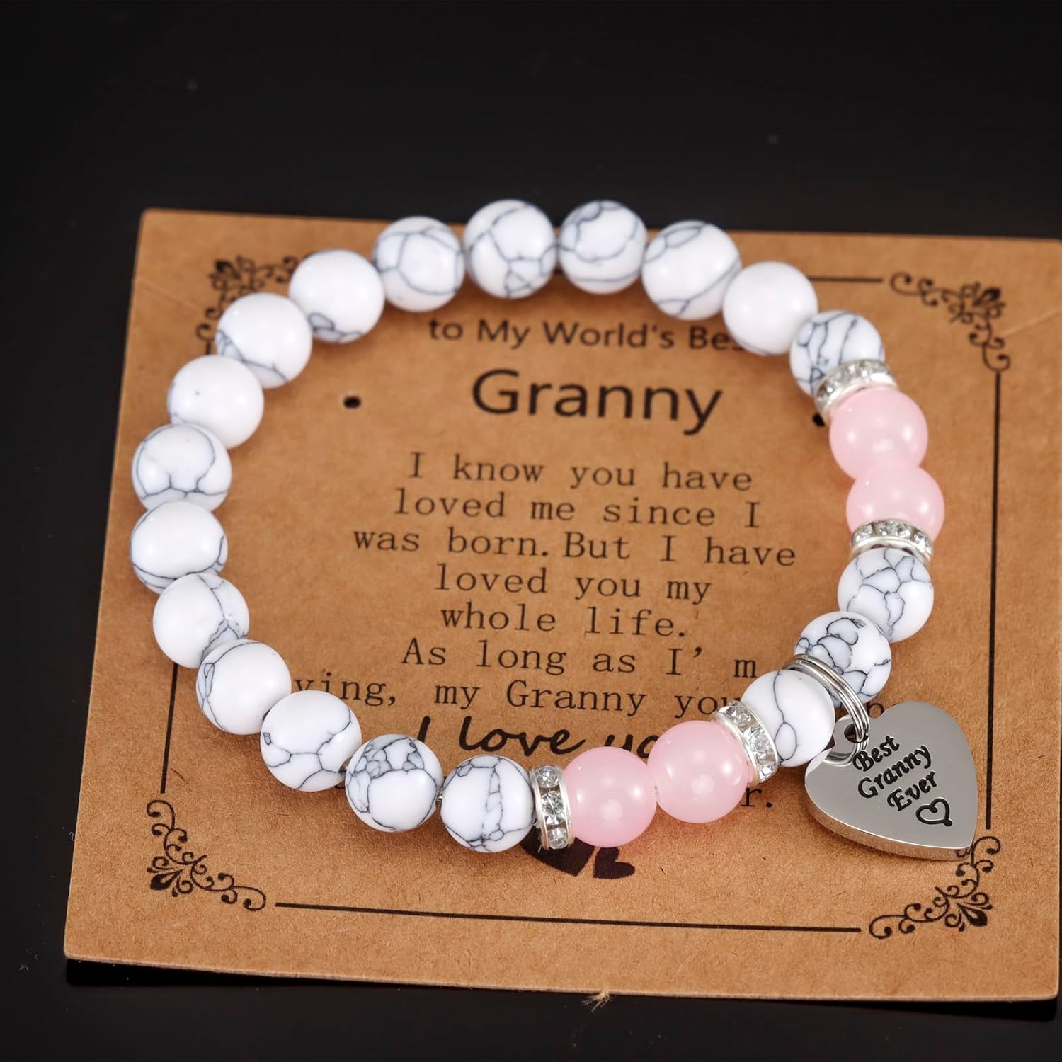 Gifts for Granny Bracelet from Grandkids Women Best Mother's Day Jewelry Granny Bracelet - Image 5