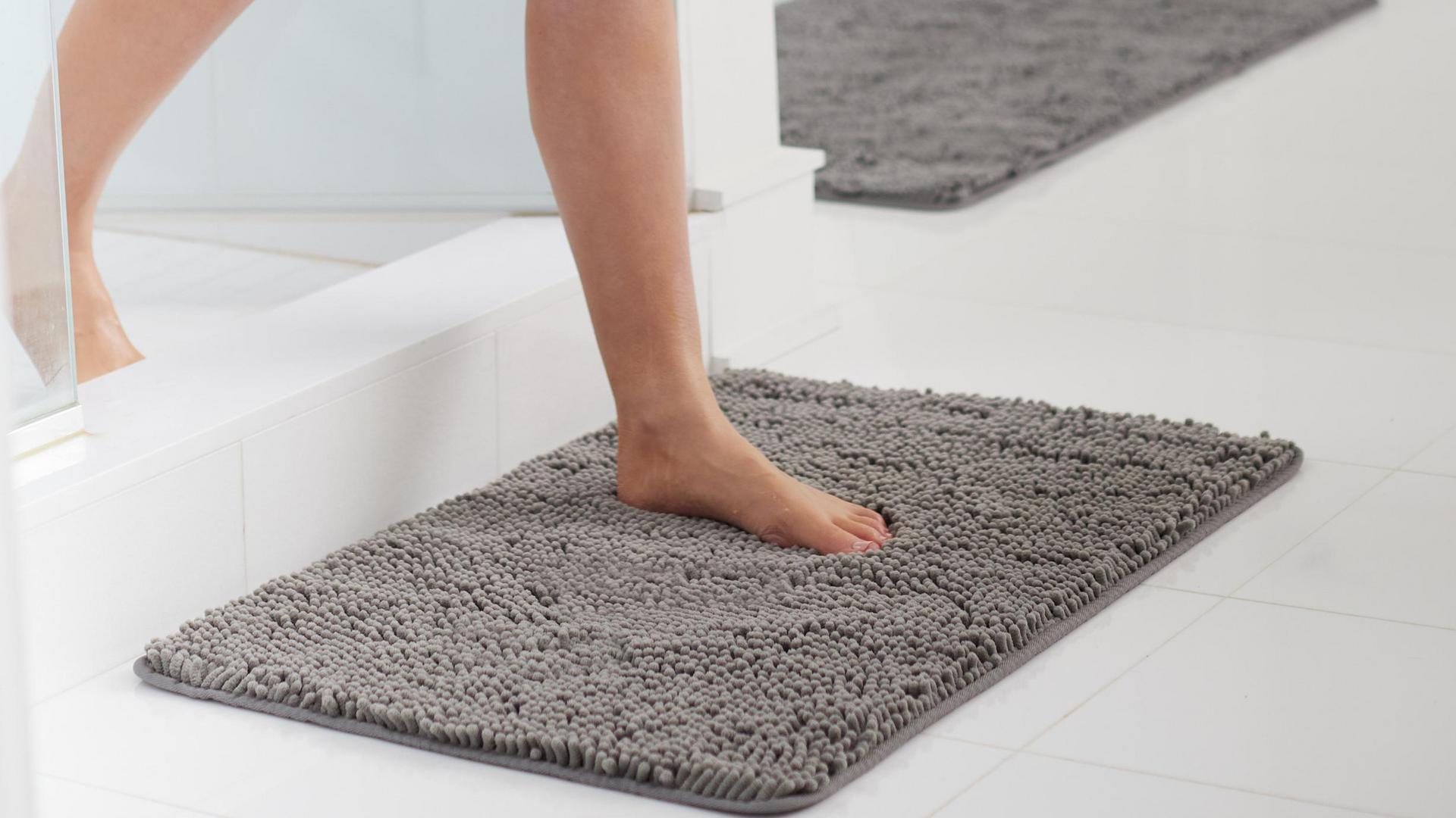 Amazon.com: GORILLA GRIP Plush Absorbent Shaggy Chenille Bath Rug