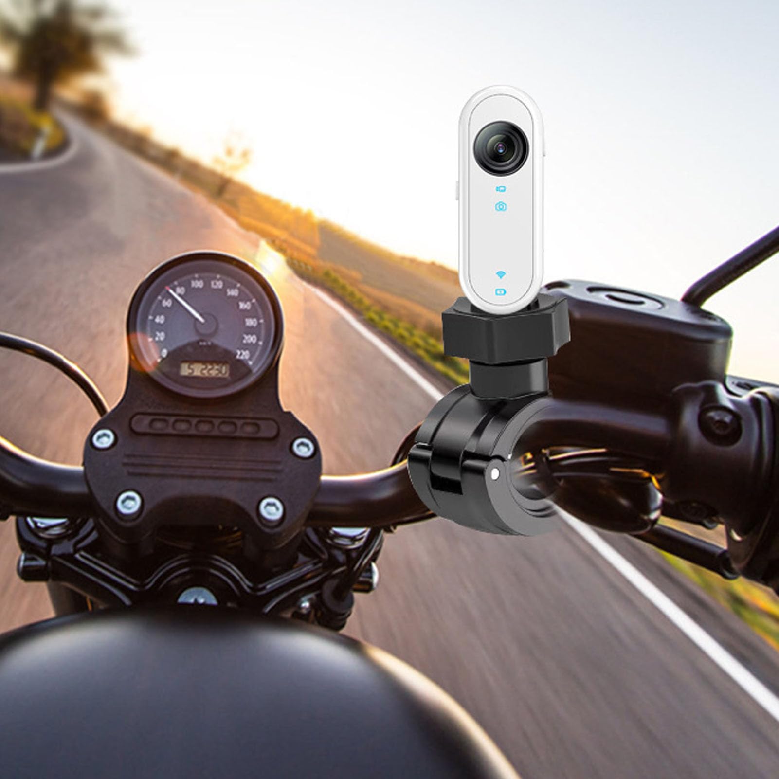 Videocamera per Vlogging WiFi 1080P, POV a Mani Libere Mini Action Camera Stabilizzazione EIS, Montaggio Magnetico Ovunque Mini Body Camera per Moto [con Copertura in Silicone