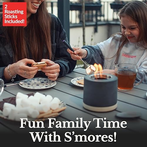 Miniatura 7 de Fogata de mesa (pequeño) y paquete de 3 unidades de combustible de etanol