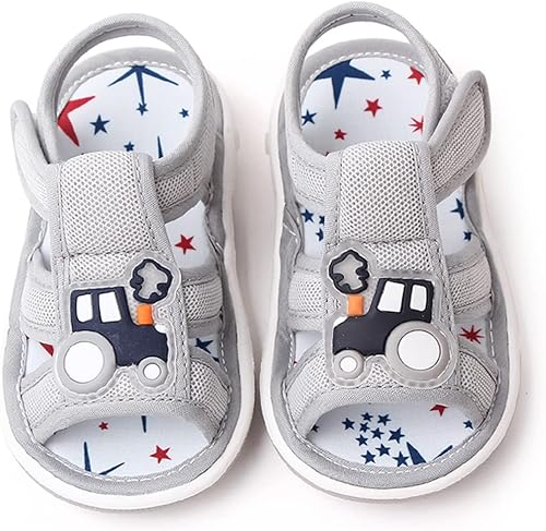 Miniatura 3 de OAISNIT Sandalias de verano para bebé niño y niña, zapatos chirriantes, ligeros, antideslizantes, para niños pequeños