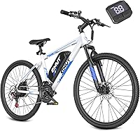 QNUTeBike Victor 350W 26" Electric Bike for Adults & Teens - 21-Speed, 40Mi Range, Dual Disc Brakes, Adjustable Handlebars, UL 2849 MTB
