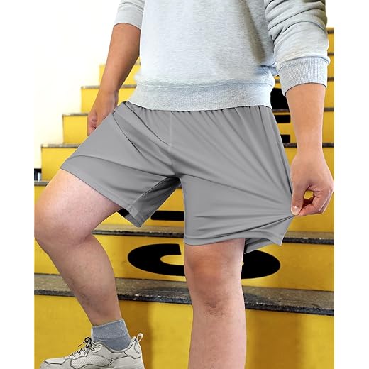 Shorts de basquete masculinos com cordão para academia, corrida, futebol ativo, cintura elástica e secagem rápida