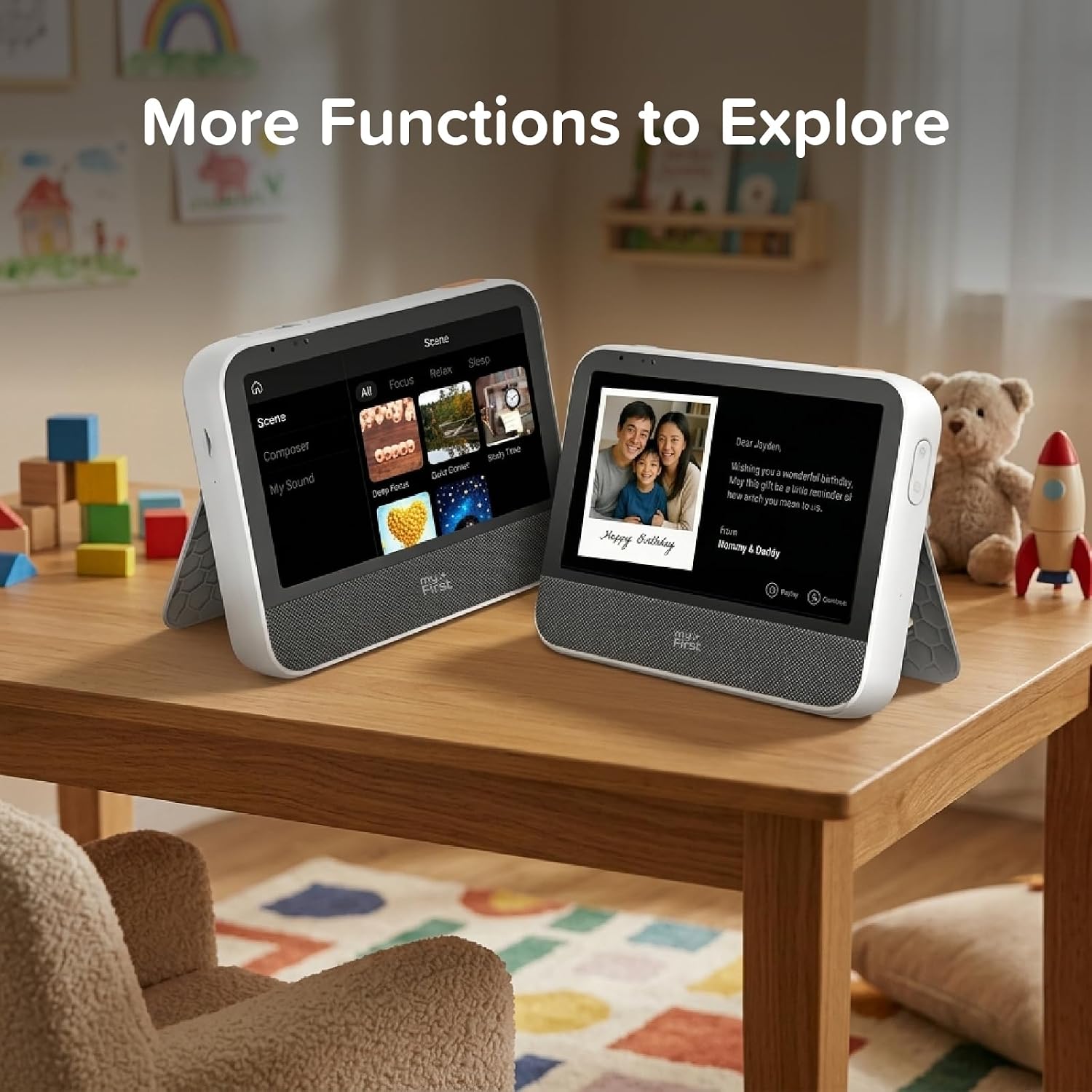 myFirst 7'' Digital Picture Frame with Video Calling for Kids Elderly