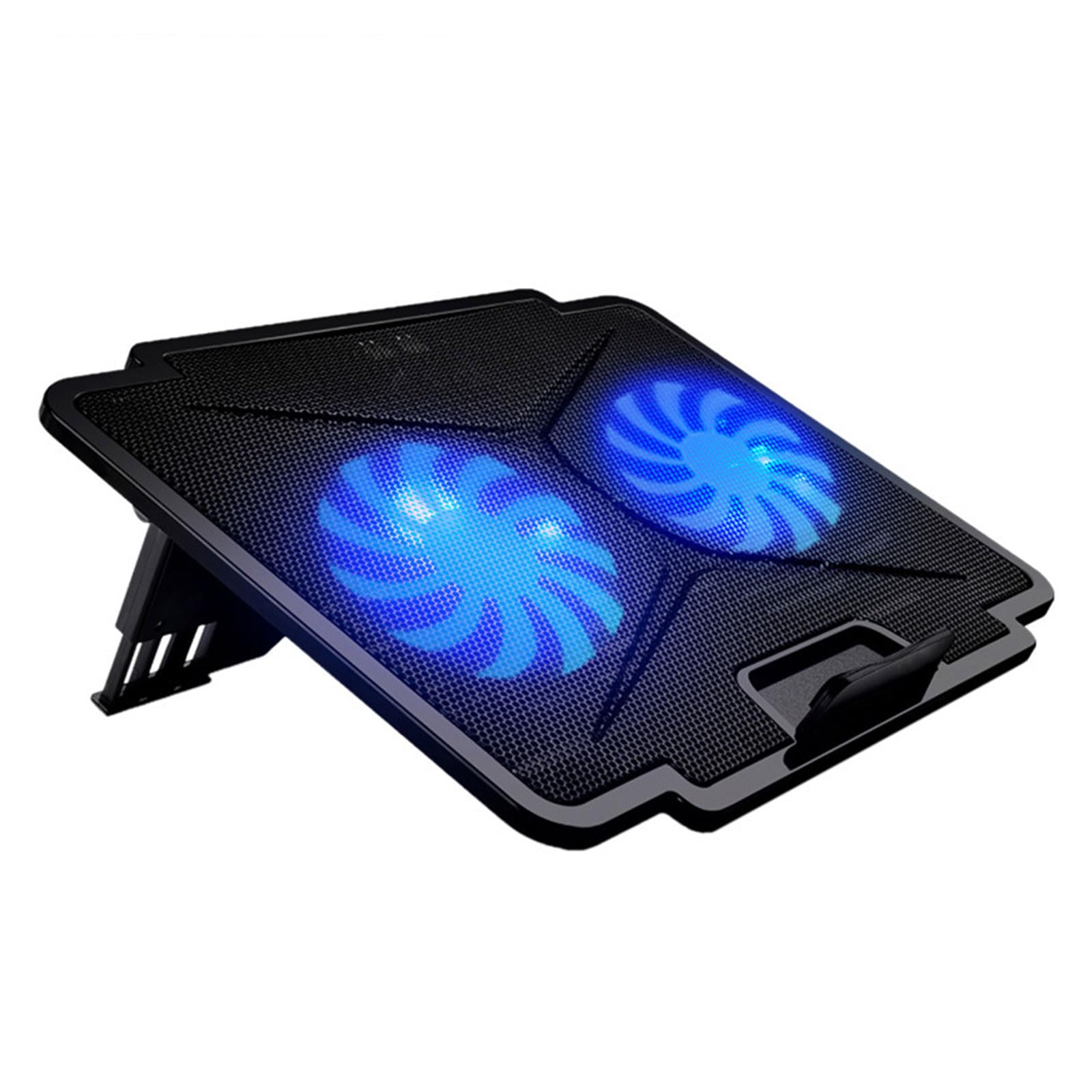 Almohadilla de refrigeración para portátil con soporte estable y 2 puertos USB para ordenador 7