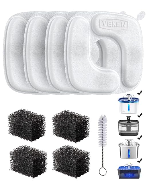 Filtro Veken Pet FountainF3V1Square Bellflower 4+4 (Estilo Patente)