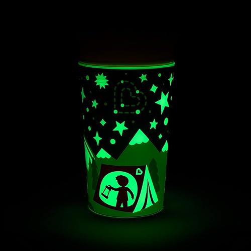 Miniatura 3 de Munchkin Miracle - Vaso para beber de 360 grados que brilla en la oscuridad, 9 onzas, color amarillo