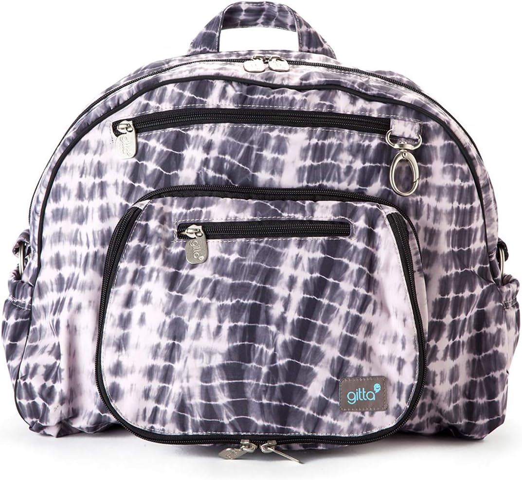 Gitta Jumbo Multi Function Baby Nappy Changing Diaper Backpack, Tie Dye