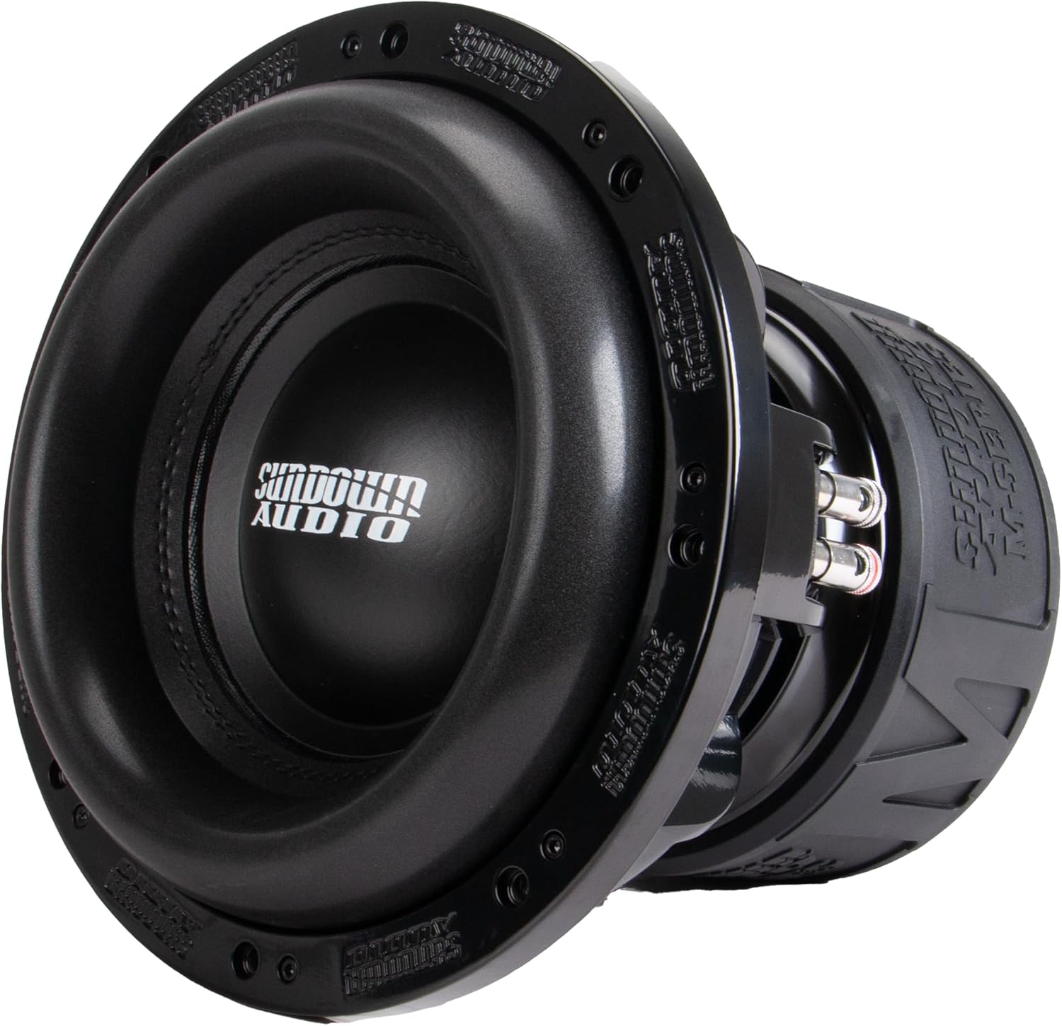 Sundown Audio M-10 D1 10" Car Subwoofer – 2000W RMS/4000W Peak, Dual 1-Ohm, 3" Aluminum VC, 35mm Xmax, Mega-Roll Surround, Low-Distortion Bass for Pro Systems
