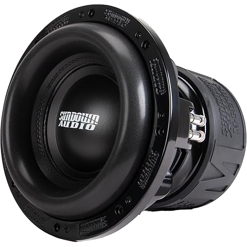 Sundown Audio M-10 D2 10" Car Subwoofer – 2000W RMS/4000W Peak, Dual 2-Ohm, 3" Aluminum VC, 35mm Xmax, Mega-Roll Surround, Low-Distortion Bass for Pro Systems