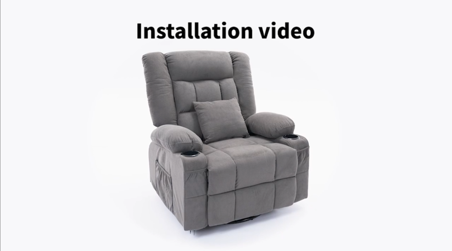 Sillón Plegable Gris Tela miniatura 7