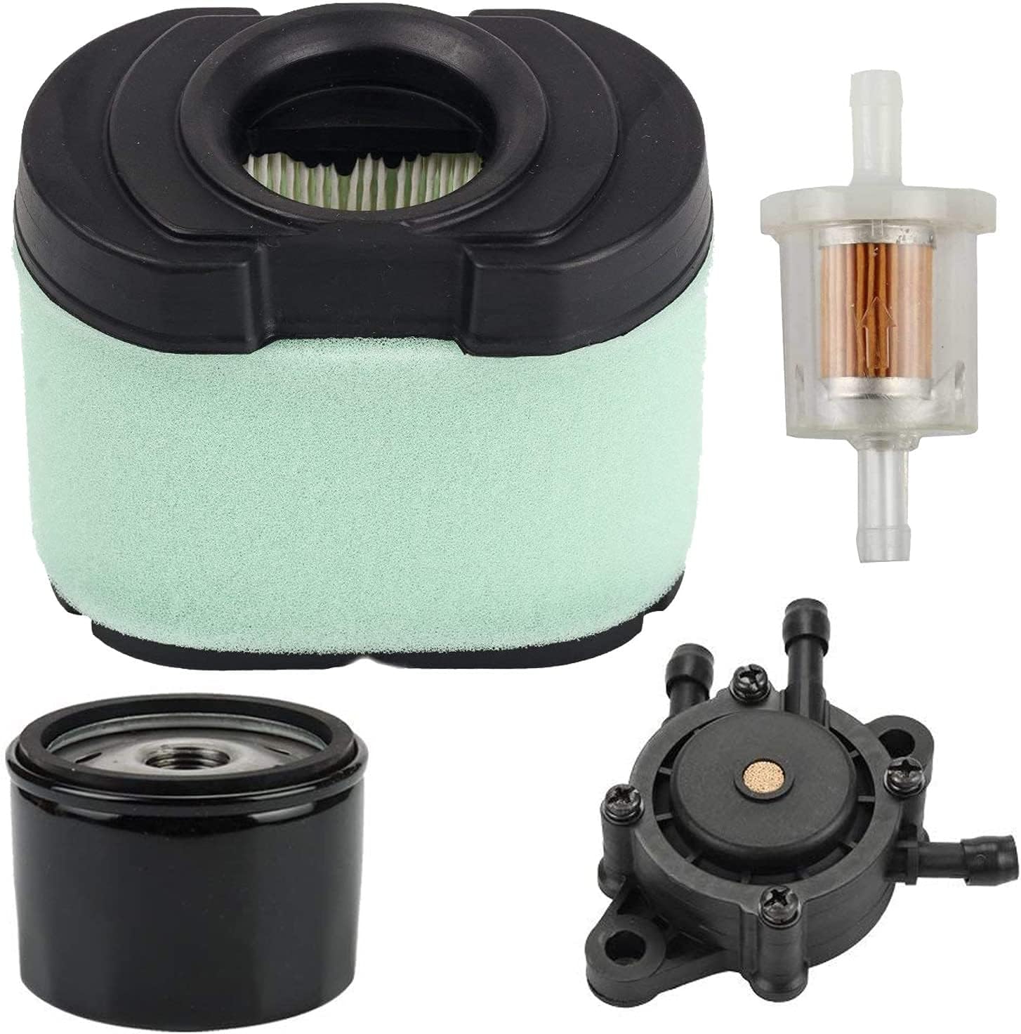 Amazon.co.jp 芝刈り機の交換部品 792105空気プリフィルターオイルフィルター燃料フィルターJohn Deere LA120 L118 135 Z225 Z425 LA140