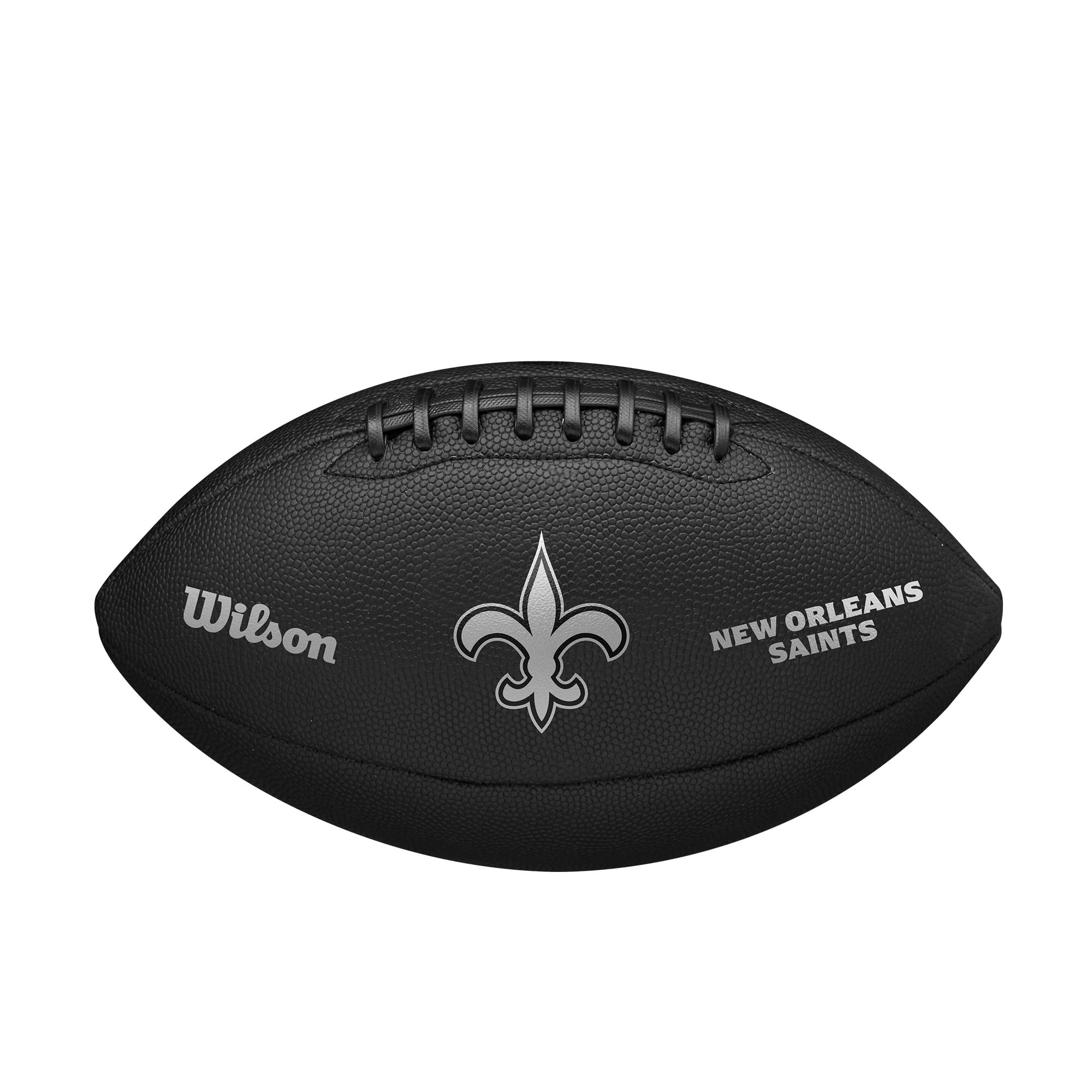 Wilson NFL Team Metallic Premiere Ballon de Football Taille Officielle New Orleans Saints