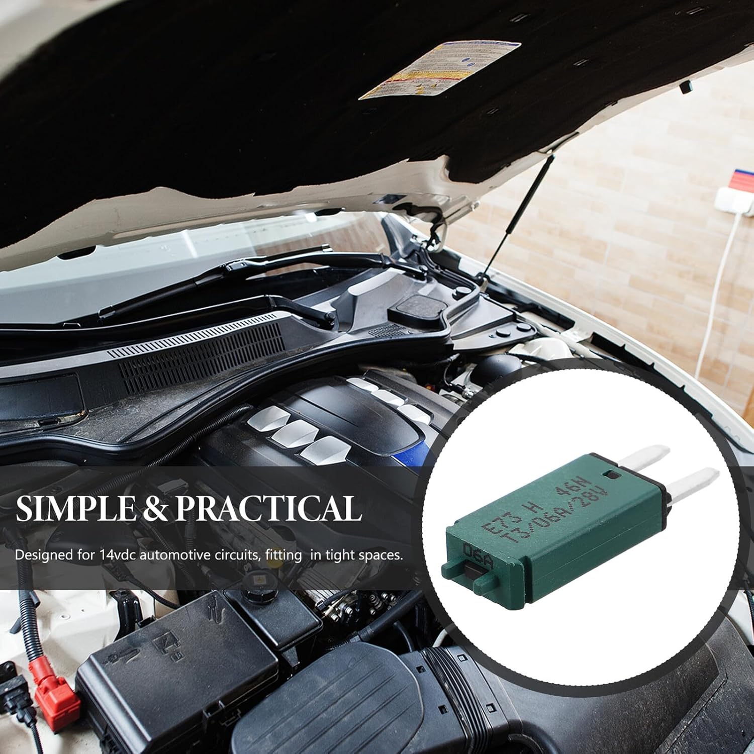 8個 自動車用低背ヒューズキット 自己復帰式リ路ブレーカー搭載 車 マリン対応 多 車ヒューズ品揃え