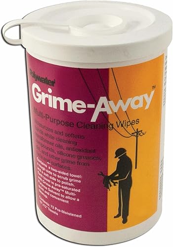 HTC-D72 72 Limpieza multiusos 10 pulgadas x 10 pulgadas x 12 pulgadas blanco lechoso mugre lejos