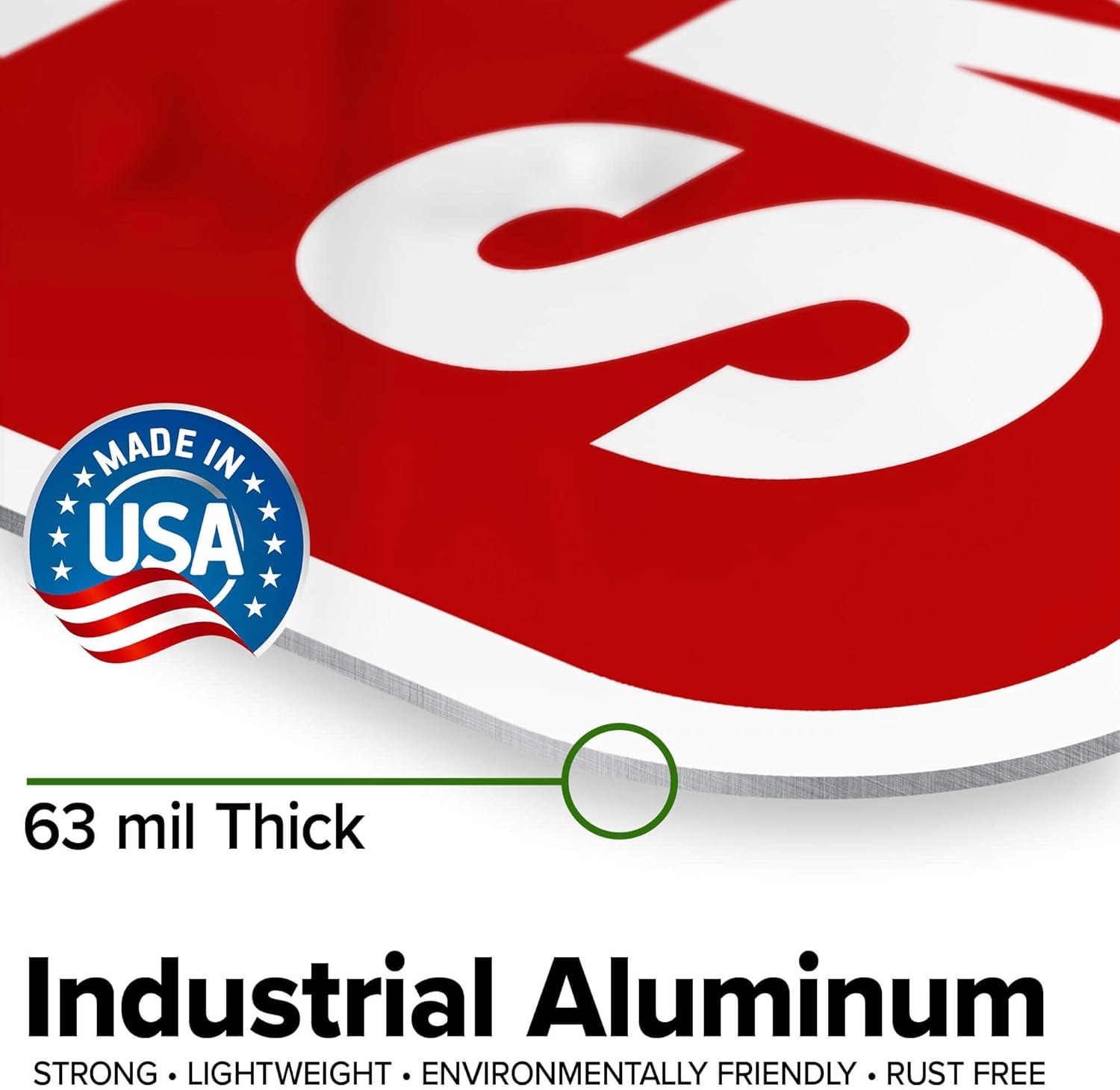 No Smoking with Graphic Warning Sign, 12x18 Inches, Rust Free .063 Aluminum, Fade Resistant, Made in USA by My Sign Center