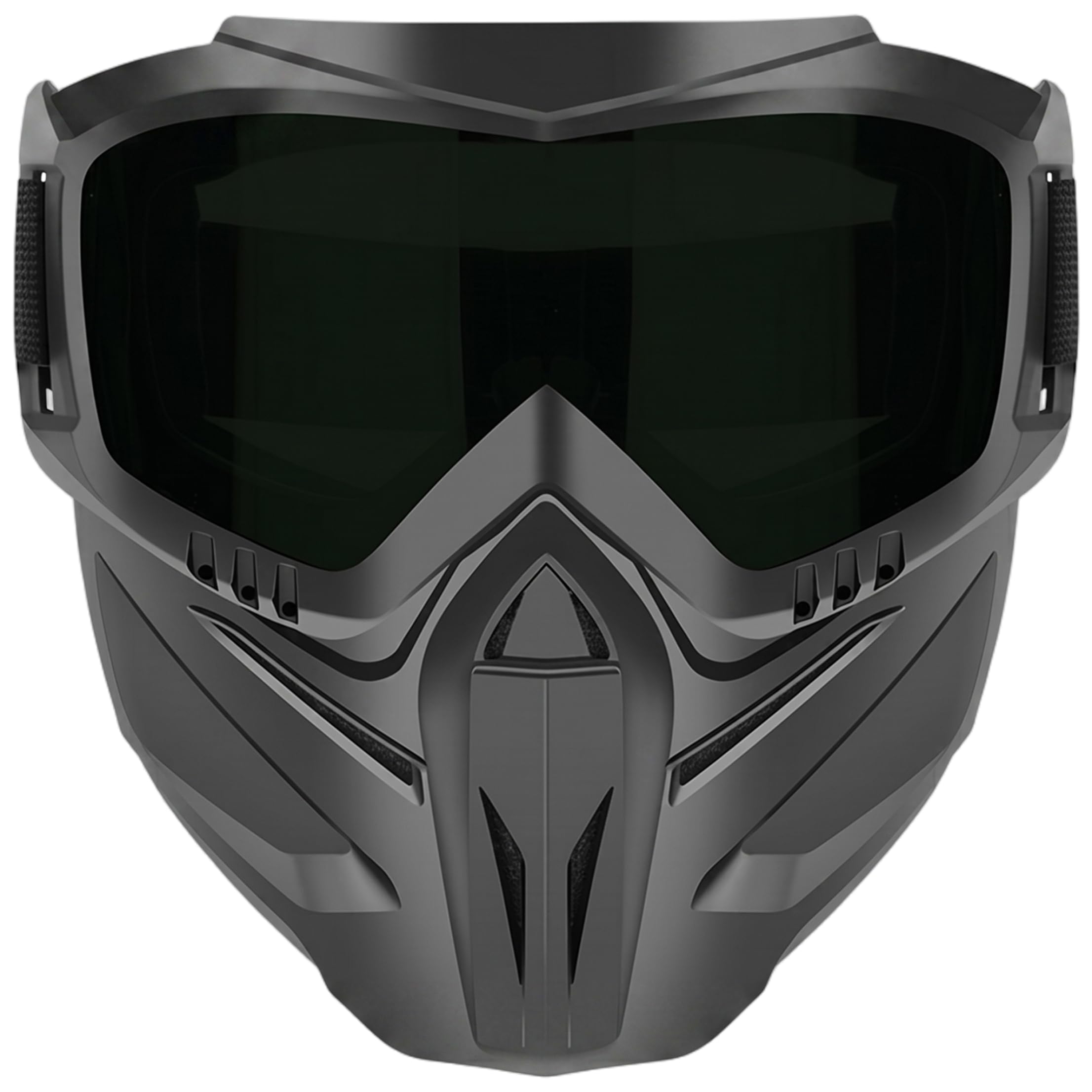 Welding Mask, Detachable Welding Goggles Dust & Windproof Face Shield for Grinding - Green Lens Shield Goggles Welder Helmet Face