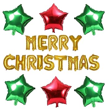 Khakee Merry Christmas Theme Mug & Xmas Tree with 10 pcs Ornaments & Xmas Card Combo Set - Xmas Decoration Gift Set (c214P)