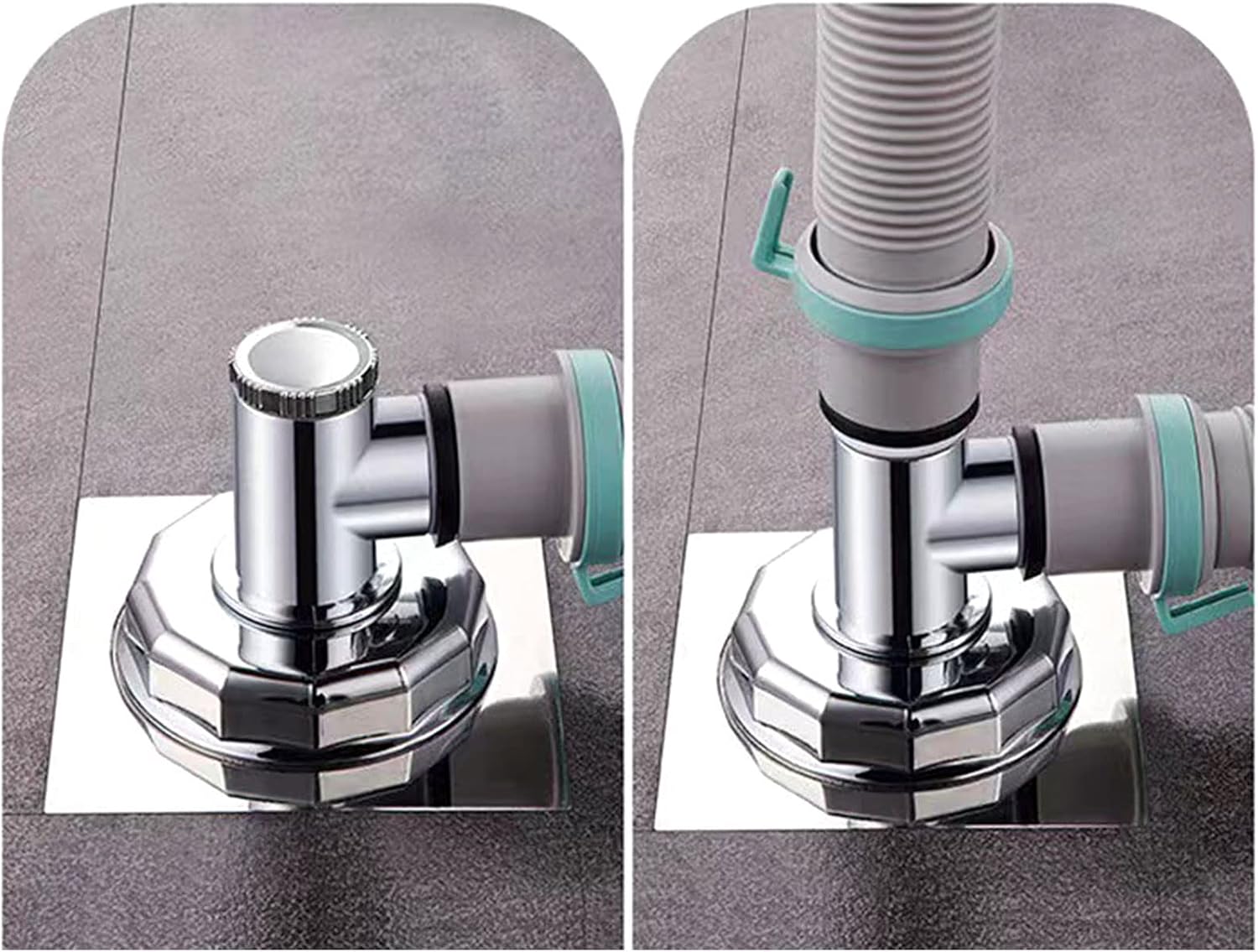 Washing Machine Floor Drain Connector Anti-overflow Laundry Machine Floor Drain Adapter Bathroom Pipe Sewer Connector