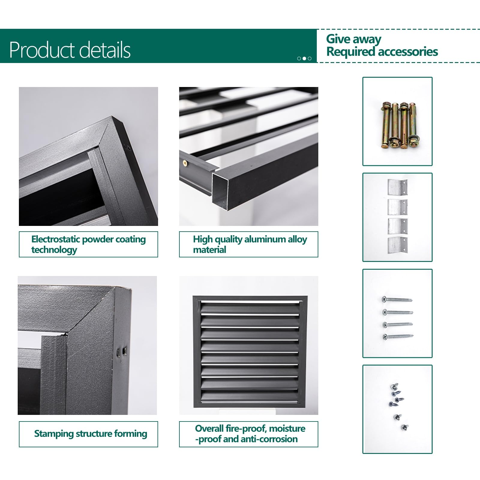Cubierta de aluminio duradera para aire acondicionado, protección de unidad exterior resistente a la intemperie, escudo antirrobo para condensador, accesorio seguro y resistente para sistemas HVAC