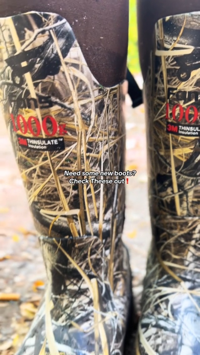 Amazon.com | 8 Fans Rubber Hunting Boots for Men, Waterproof  display picture 3