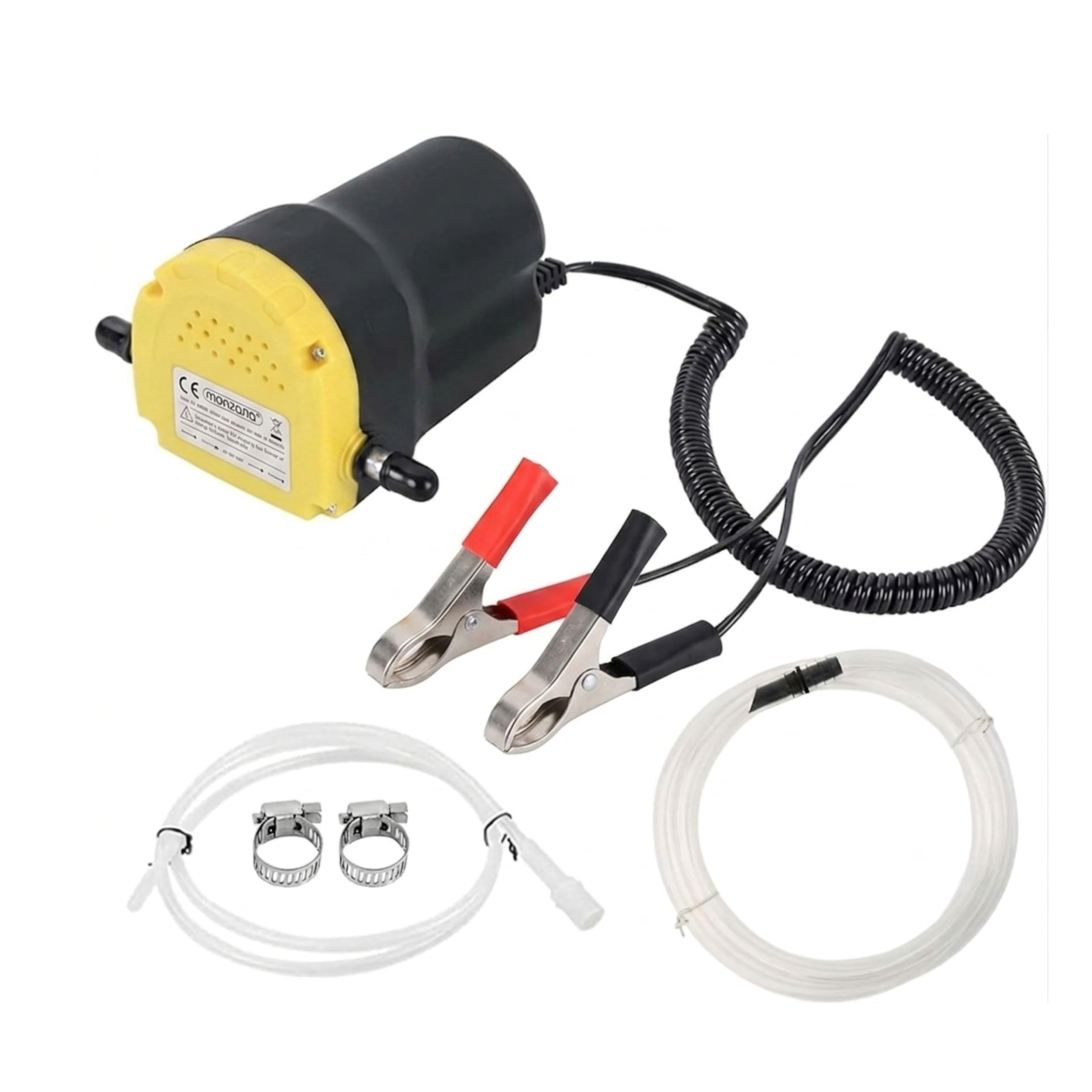 Yctze Pompa Elettrica 12V Per Olio E Acqua – Estrattore Portatile Per Carburante, Leggera E Potente, Perfetta Per Auto E Barche!