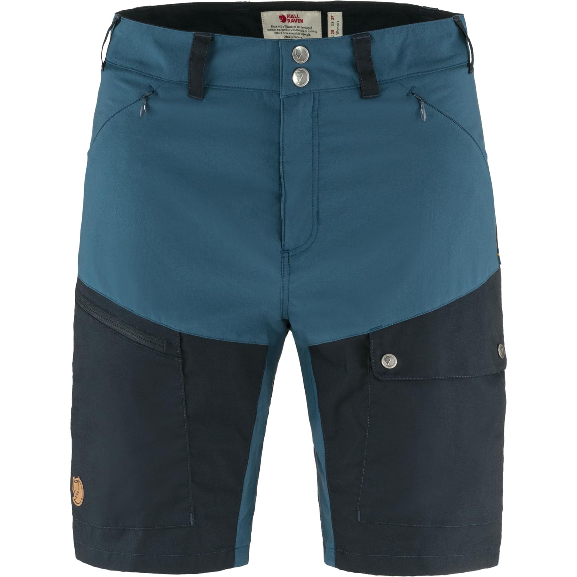 Fjällräven Women's Indigo Blue-Dark Navy 89857 Abisko Midsummer Shorts W Shorts 40
