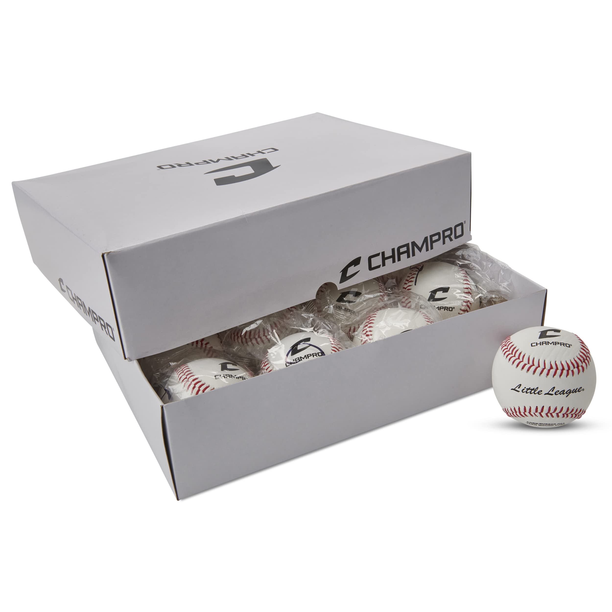 Champro Little League Béisbol, Cuero FG (Blanco, 9 Pulgadas)