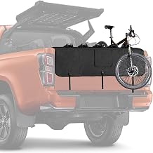 WALMANN 62" Wide Tailgate Pad for Bikes, Holds up to 5 Bikes | Pickup Truck Tailgate Bike Pad with 2 Tool Pockets, 900D Oxford Fabric